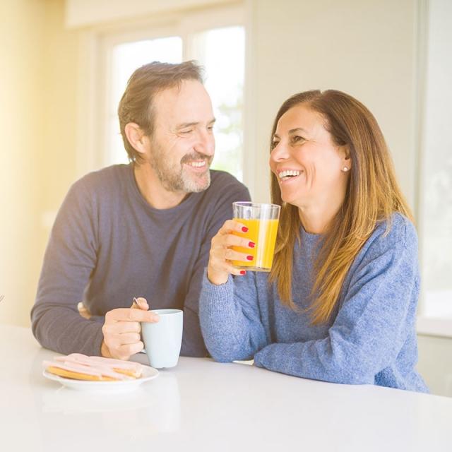 couple with coffee